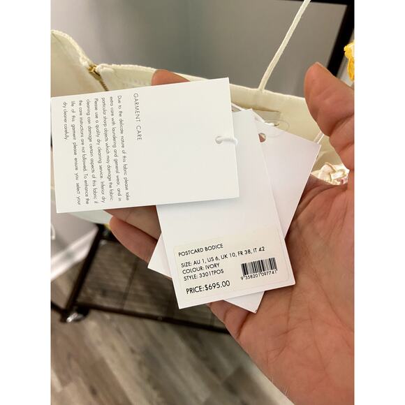 Zimmermann Postcard Bodice Top size US 6 - Picture 6 of 10